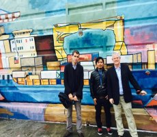 TPS y Fundación Lukas recibieron mural en Valparaíso y entregaron Premio a Artista