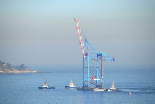 Arriba a TPS Segunda Grúa Súper Post-Panamax