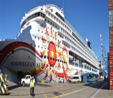 Crucero “Norwegian Sun” recaló en TPS