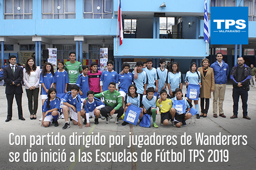 Con partido dirigido por jugadores de Wanderers se dio inició a las Escuelas de Fútbol TPS 2019