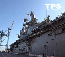 Buque de la Armada de Estados Unidos recaló en TPS con altos estándares de seguridad