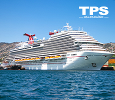 Terminal Pacífico Sur Valparaíso recibió crucero Carnival Panorama en su viaje inaugural