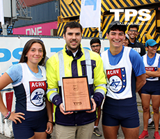 TPS reconoció a la Asociación de Clubes de Regata de Valparaíso y jóvenes remeros