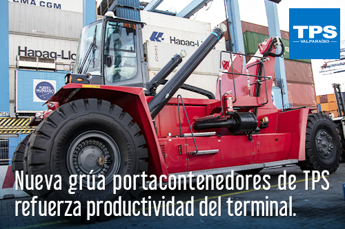 Nueva grúa portacontenedores de TPS refuerza productividad del terminal