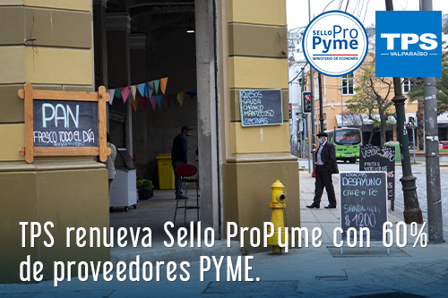 TPS renueva Sello ProPyme con 60% de proveedores PYME