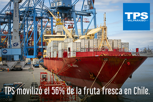 TPS movilizó el 56% de la fruta fresca en Chile