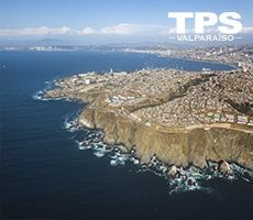 TPS destaca ventajas de la bahía de Valparaíso frente a los cierres de puerto producto de marejadas.