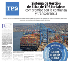 Sistema de Gestión de Ética de TPS fortalece compromiso con la confianza y transparencia