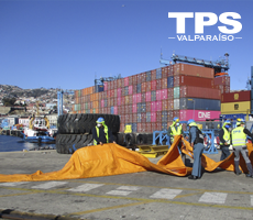 Capitanía de Puerto y TPS realizaron ejercicio conjunto de respuesta a emergencia