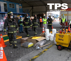 TPS y bomberos revisaron materiales para atención de emergencias químicas