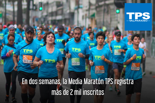 En dos semanas, la Media Maratón TPS registra más de 2 mil inscritos