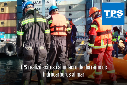 TPS realizó exitoso simulacro de derrame de hidrocarburos al mar