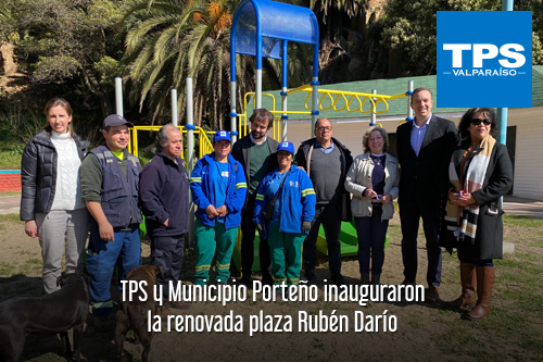 TPS y Municipio Porteño inauguraron la renovada plaza Rubén Darío
