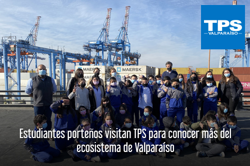 Estudiantes porteños visitan TPS para conocer más del ecosistema de Valparaíso