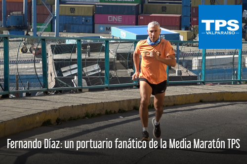 Fernando Díaz: un portuario fanático de la Media Maratón TPS