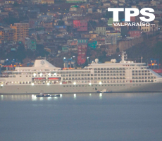 Continúa la recalada de cruceros en el Puerto de Valparaíso