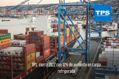 TPS cierra 2022 con 12% de aumento en carga refrigerada