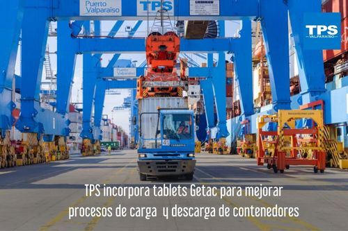 TPS incorpora tablets para mejorar procesos de carga y descarga de contenedores