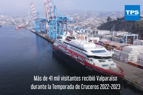 Más de 41 mil visitantes recibió Valparaíso durante la Temporada de Cruceros 2022-2023