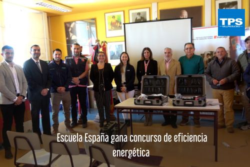 Escuela España gana concurso de eficiencia energética