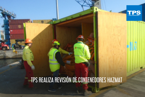 TPS realiza revisión de contenedores Hazmat