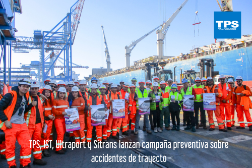 IST, Ultraport, TPS y Sitrans lanzan campaña preventiva sobre accidentes de trayecto