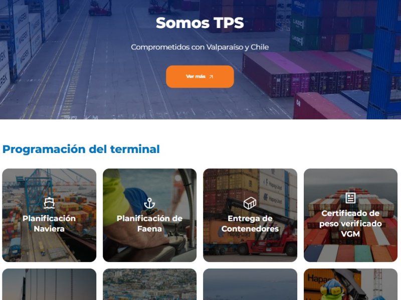 TPS lanza su nueva página web